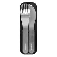 Couverts nomades MB POCKET noir - Visuel 1